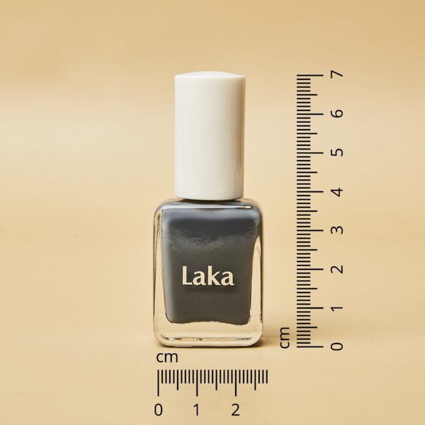 laka nail color rhythmic charcoal